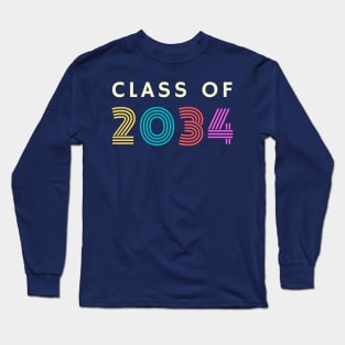 Minimal class of 2034 grow with me Long Sleeve T-Shirt